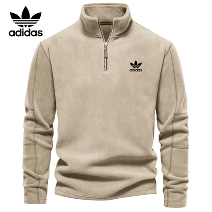 Half-Zip Sweatshirt – Fleece Long Sleeve